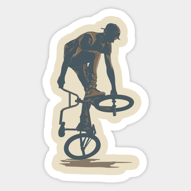 freestyle bmx Sticker by savya std22